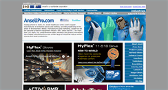 Desktop Screenshot of ansellpro.com